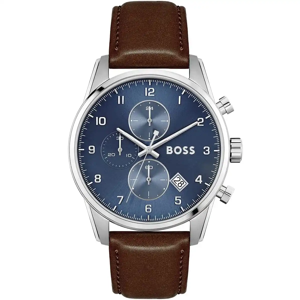 1513940-original-hugo-boss-watch-men-blue-dial-leather-brown-strap-quartz-battery-analog-chronograph-skymaster-egypt