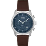 1514002-original-hugo-boss-watch-men-blue-dial-leather-brown-strap-quartz-battery-analog-chronograph-trace-egypt