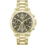1514059-original-hugo-boss-watch-chronograph-5bar-165ft-men-gray-dial-metal-stainless-gold-strap-quartz-battery-analog-troper-egypt