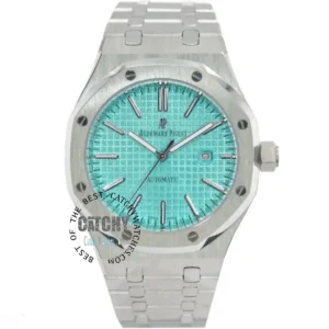 audemars-piguet-men-watch-metal-silver-stainless-steel-strap-tiffany-dial-baby-blue-automatic-new-models-in-egypt