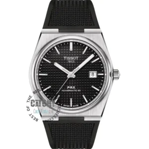tissot-prx-powermatic80-40mm-waffle-dial-black-color-rubber-stap-swiss-made-machine-for-men-in-egypt