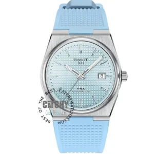 tissot-prx-powermatic80-40mm-waffle-tiffany-dial-baby-blue-color-rubber-stap-swiss-made-machine-for-men-in-egypt