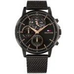 1710610-original-tommy-hilfiger-men-watch-black-dial-metal-mesh-strap-egypt