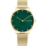 1782668-original-tommy-hilfiger-women-watch-green-dial-gold-metal-mesh-strap-egypt