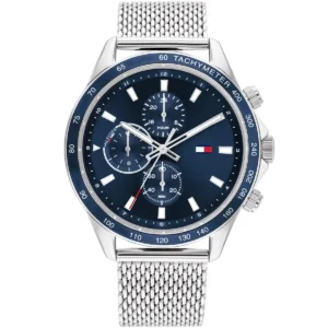1792018-original-tommy-hilfiger-watch-dual-time-men-blue-dial-mesh-metal-stainless-steel-silver-strap-quartz-battery-analog-miles-egypt