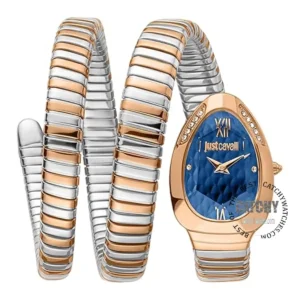 just-cavalli-women's-watch-cosenza-snake-blue-dial-rose-gold-silver-strap-3three-laps-egypt
