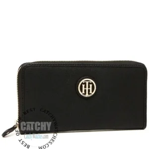 original-women-wallet-tommy-hilfiger-black-rectangle-with-zip-egypt