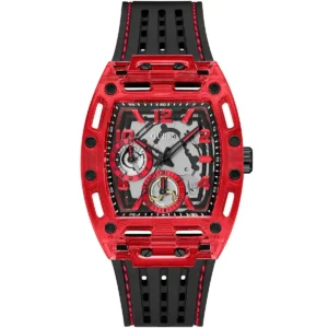 gw0499g4-original-guess-watch-men-square-black-dial-rubber-silver-strap-quartz-battery-analog-phoenix-in-egypt