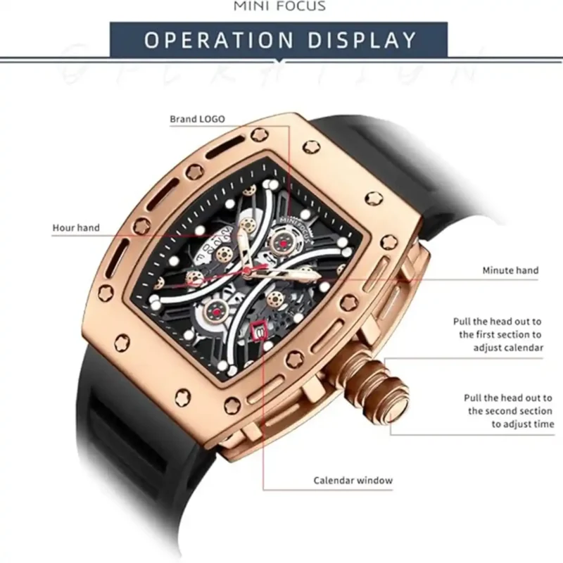 Original Mini Focus Watch For Men MF0420G - Image 5
