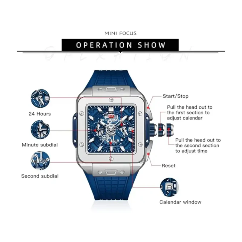 Original Mini Focus Watch For Men AMS0475 - Image 7