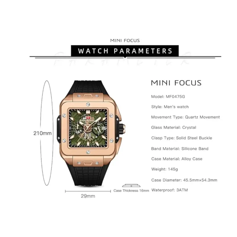 Original Mini Focus Watch For Men AMS0475 - Image 6