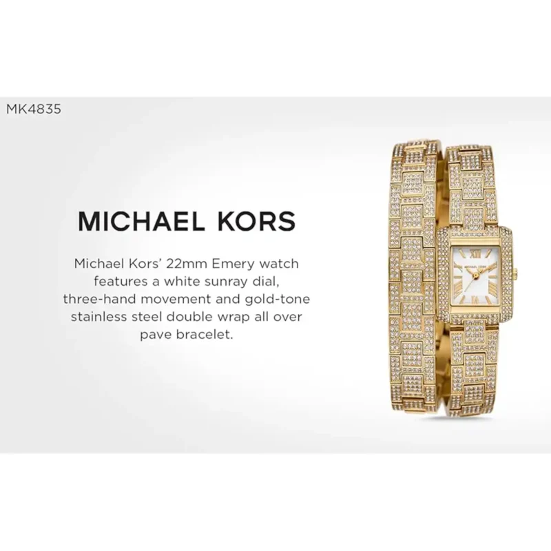 Michael Kors Ladies Watch Emery MK4835 - Image 8