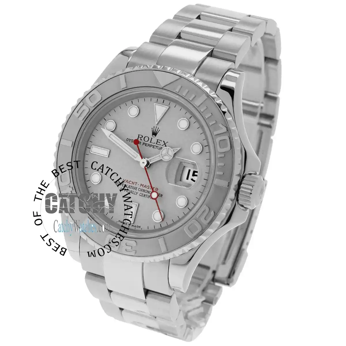 Rolex-Yacht-Master-Watch-gray-dial-Stainless-Steel-Silver-Belt-strap-automatic-egypt