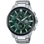 casio-edifice-EFR-303DB-3AVUPR-watch-silver-metal-strap-green-dial-Color-egypt
