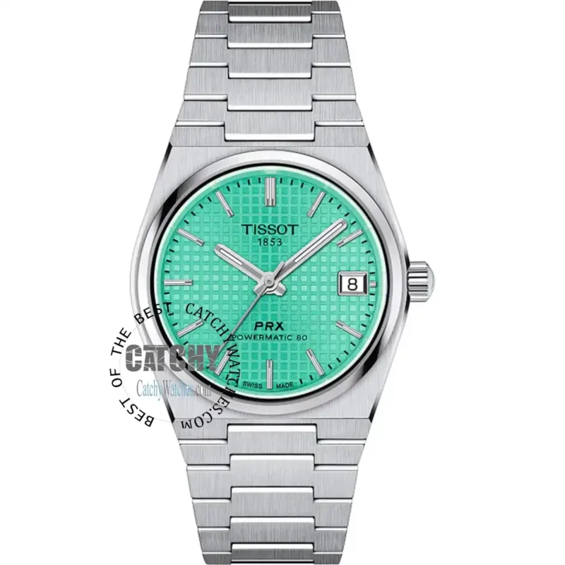 tissot-prx-tiffany-dial-silver-metal-strap-automatic-mirror-original-men-egypt