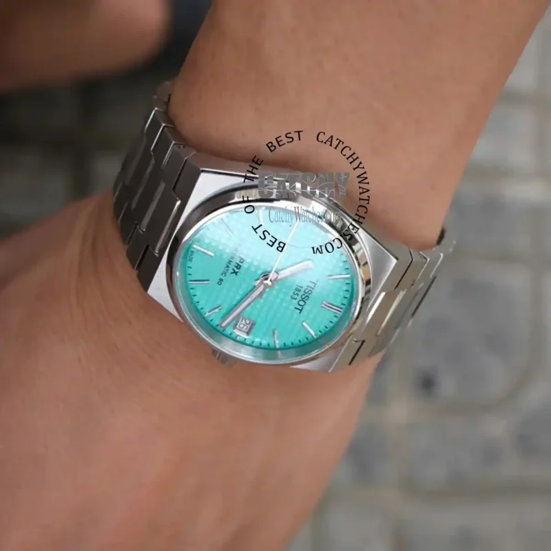 Tissot PRX Swiss Automatic Men Watch Tiffany - Image 5