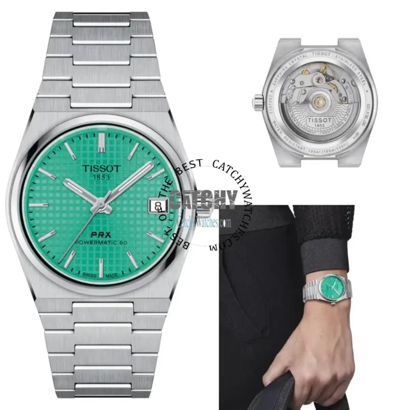 Tissot PRX Swiss Automatic Men Watch Tiffany - Image 9