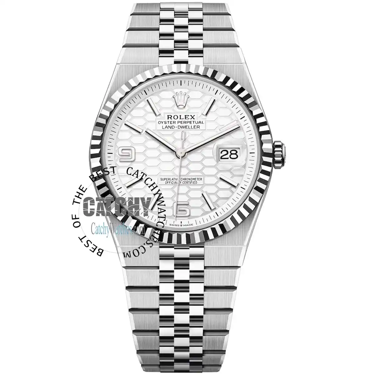 rolex-land-dweller-36mm-new2025-automatic-white-dial-silver-metal-strap-egypt