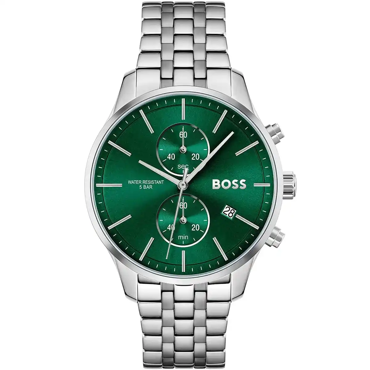 1513975-original-hugo-boss-watch-water-resistant-5bar-men-green-dial-metal-stainless-silver-strap-quartz-battery-analog-chronograph-associate-egypt
