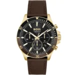 1514100-hugo-boss-watch-men-black-dial-leather-brown-strap-quartz-battery-analog-chronograph-troper-egypt