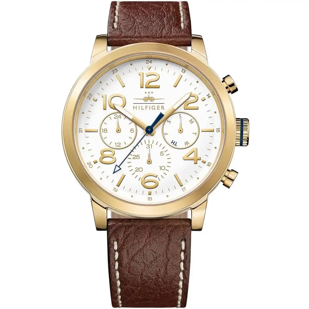 1791231-tommy-hilfiger-watch-white-dial-men-brown-leather-jake-egypt