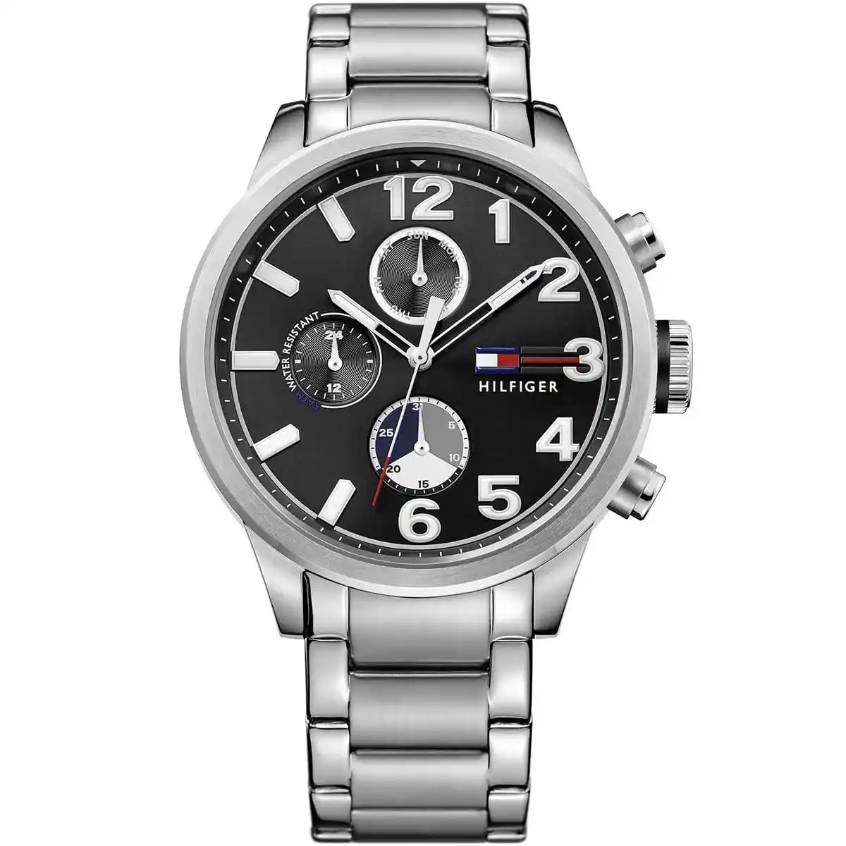 1791243-tommy-hilfiger-watch-water-resistant-men-black-dial-metal-silver-strap-jackson