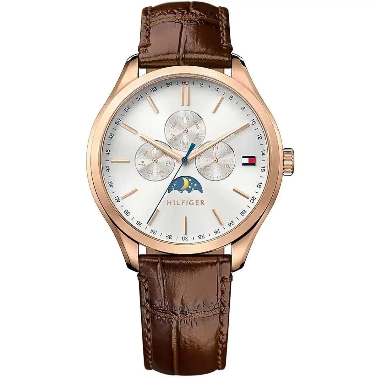 1791306-tommy-hilfiger-watch-men-brown-leather-strap-white-dial-oliver-egypt
