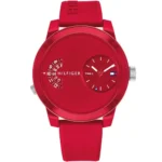 1791557-tommy-hilfiger-watch-men-dual-time-red-dial-rubber-strap-quartz-battery-analog-denim-egypt