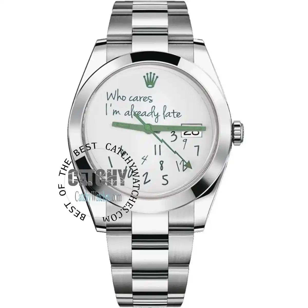 rolex-custom-who-cares-iam-already-late-watch-for-men-in-egypt-automatic