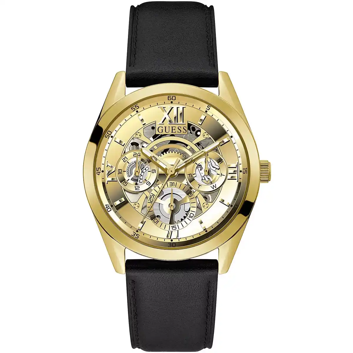 watch-guess-gw0389g2-original-gold-dial-leathewr-strap-egypt