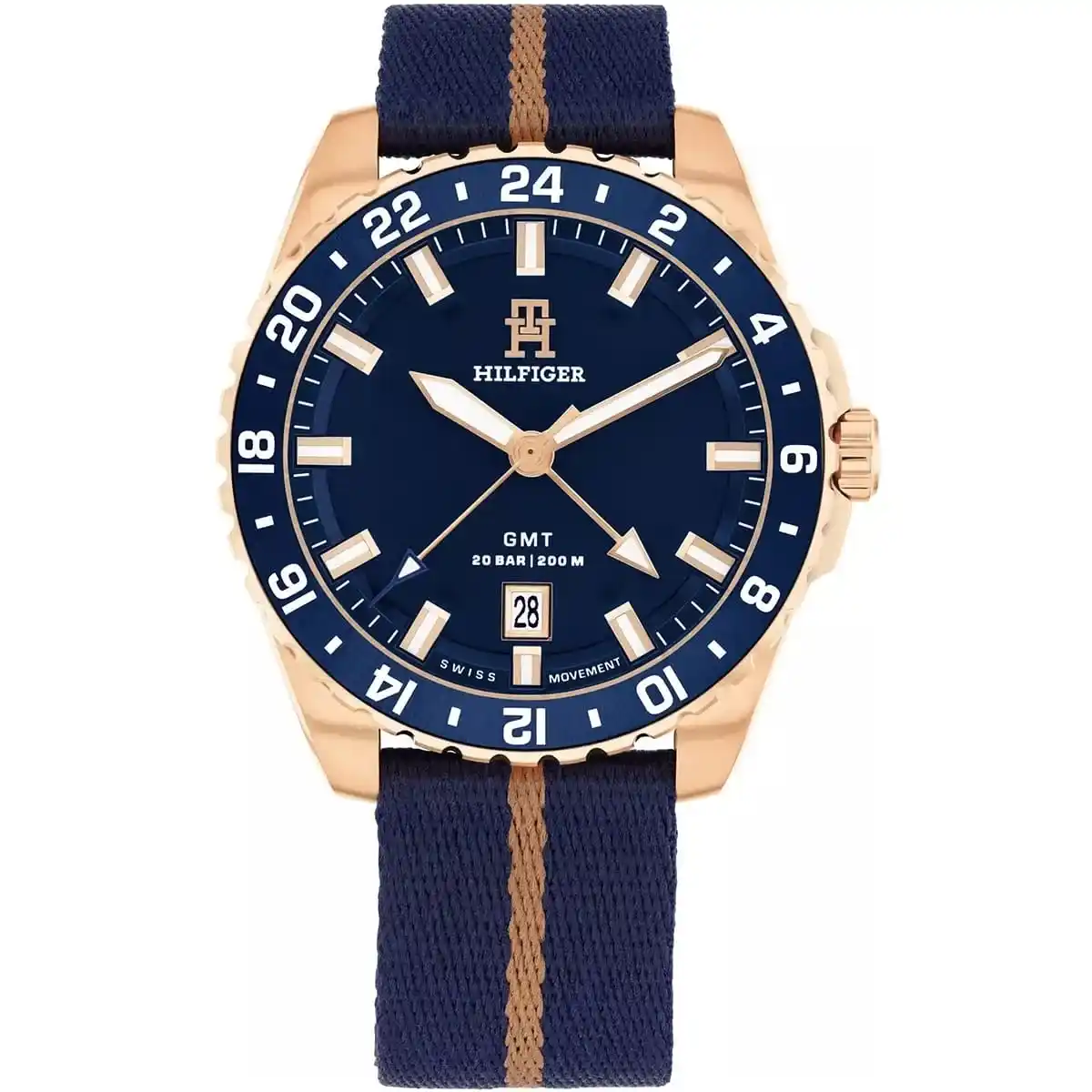 1792130-original-tommy-hilfiger-watch-20bar-200m-men-blue-dial-fibers-strap-quartz-analog-th85-egypt