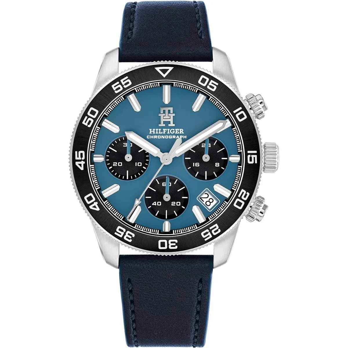 1792187-tommy-hilfiger-original-watch-chronograph-men-blue-dial-leather-navy-strap-quartz-analog-th85-egypt