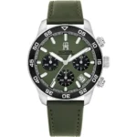 1792188-original-tommy-hilfiger-watch-chronograph-men-green-dial-leather-strap-quartz-analog-th85-egypt