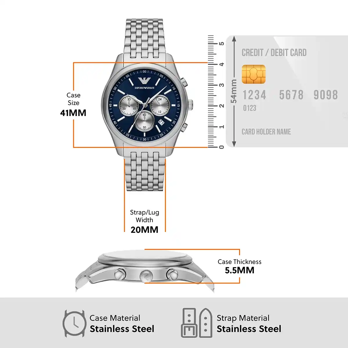 Emporio Armani Watch For Men AR11582 - Image 18