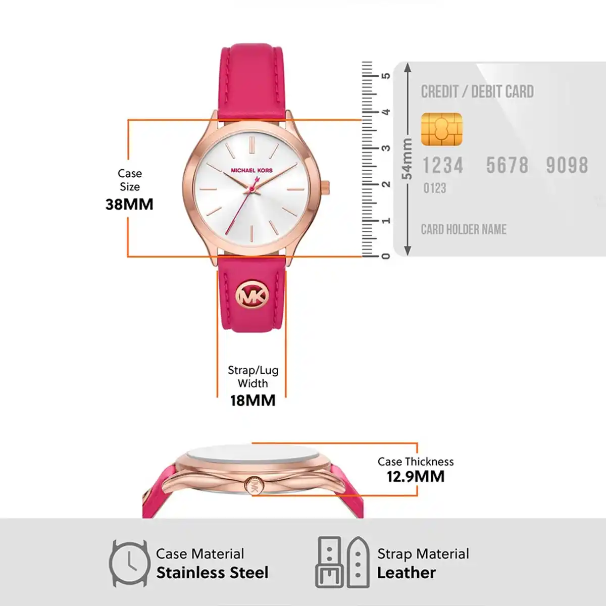 Michael Kors Ladies Watch Slim Runway MK7469 | catchy watches Michael Kors Ladies Watch Slim Runway MK7469 - Image 10