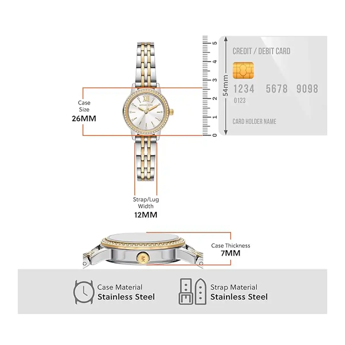 Michael Kors Women's Watch Melissa MKO1172 | catchy watches Michael Kors Women's Watch Melissa MKO1172 - Image 5