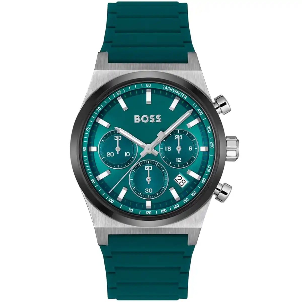 1514244-hugo-boss-watch-green-dial-rubber-strap-candor-egypt