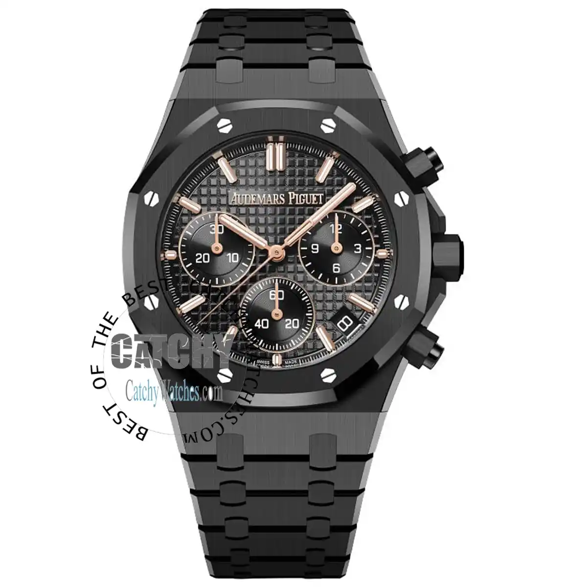audemars-piguet-watch-royal-oak-ceramic-full-black-dial-metal-strap-automatic-men-egypt