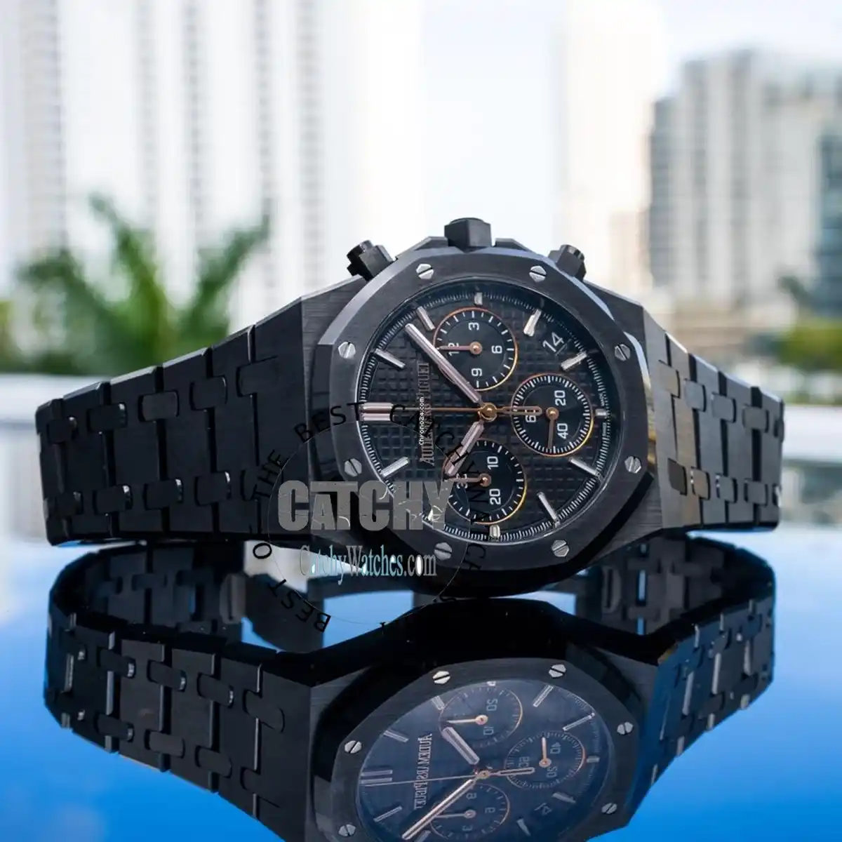 Audemars Piguet Watch Royal Oak Black Ceramic - الصورة 3