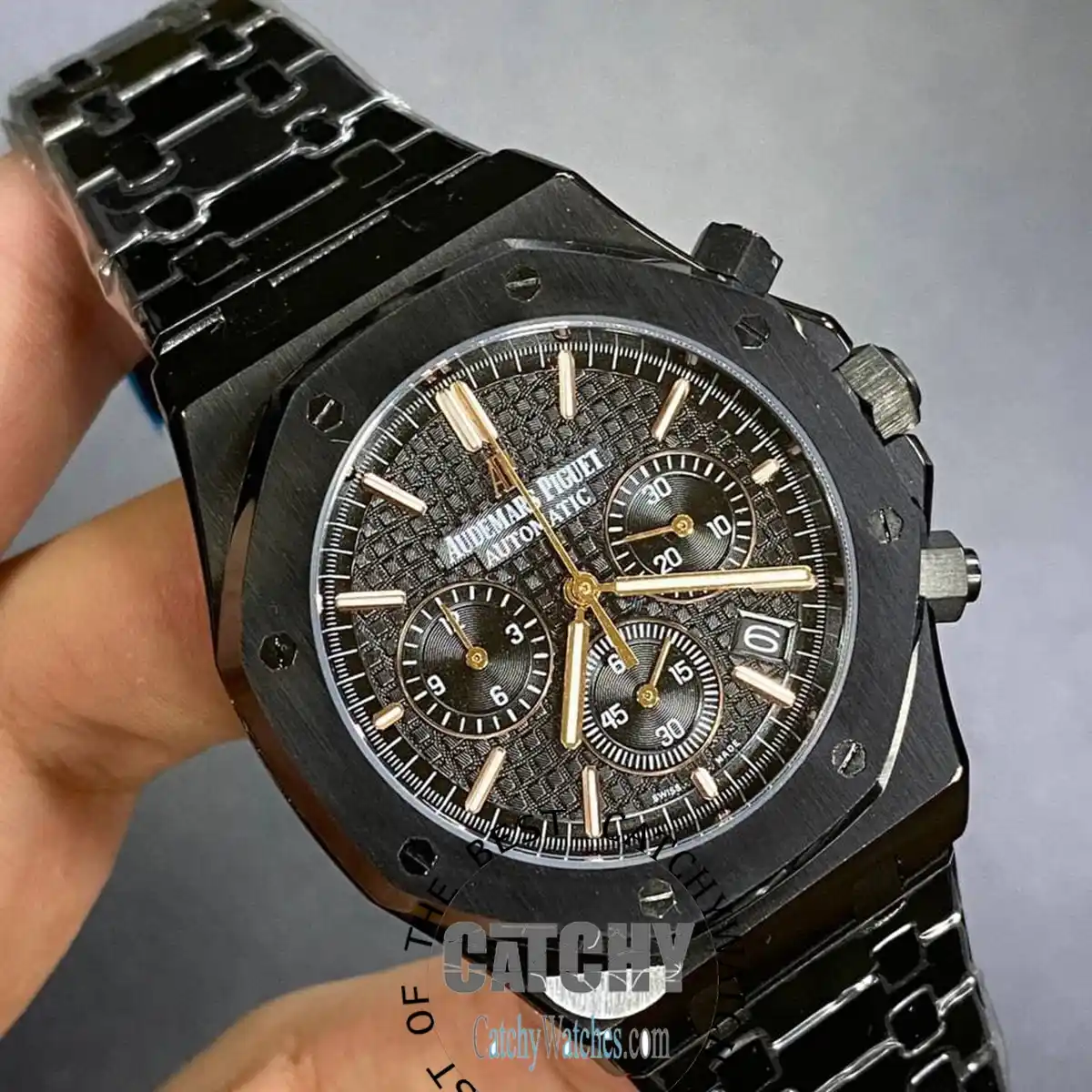 Audemars Piguet Watch Royal Oak Black Ceramic - الصورة 5