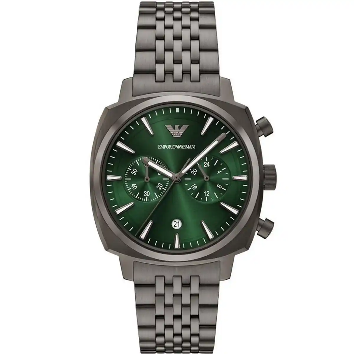 emporio-armani-40mm-chronograph-mens-watch-ar11689-40-mm-green-dial-grey-metal-strap-egypt