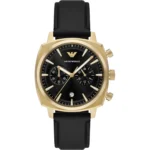 emporio-armani-ar11690-original-watch-full-black-dial-leather-strap-gold-case-planet-egypt