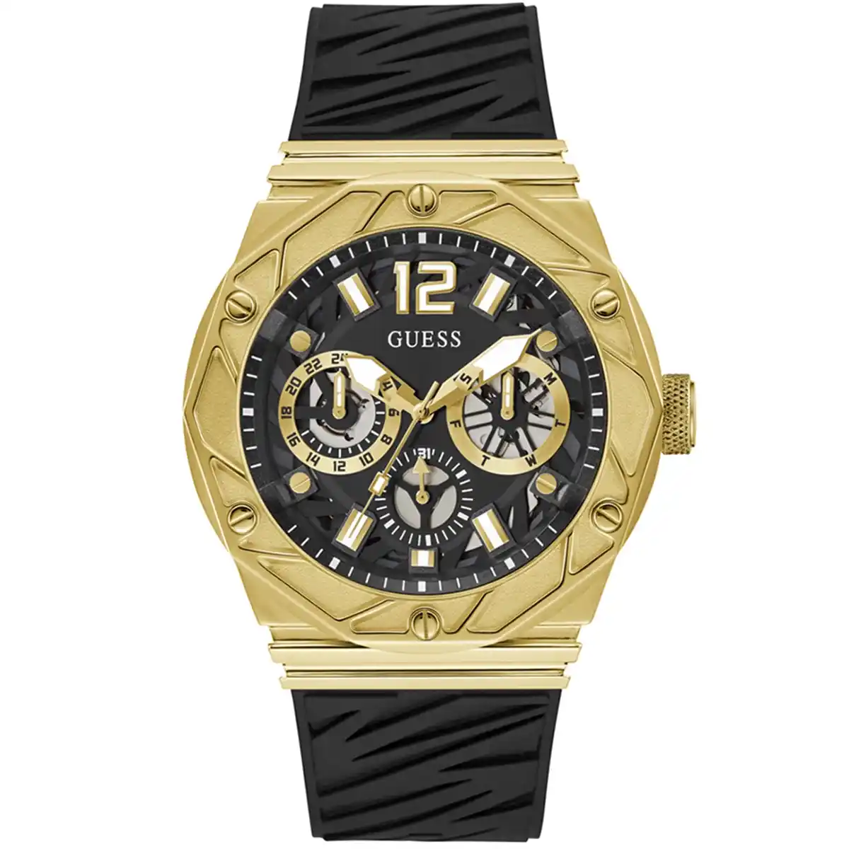 gw0634g2-orignal-guess-watch-men-full-black-dial-rubber-strap-gold-case-50meters-water-resistanse-classic-egypt