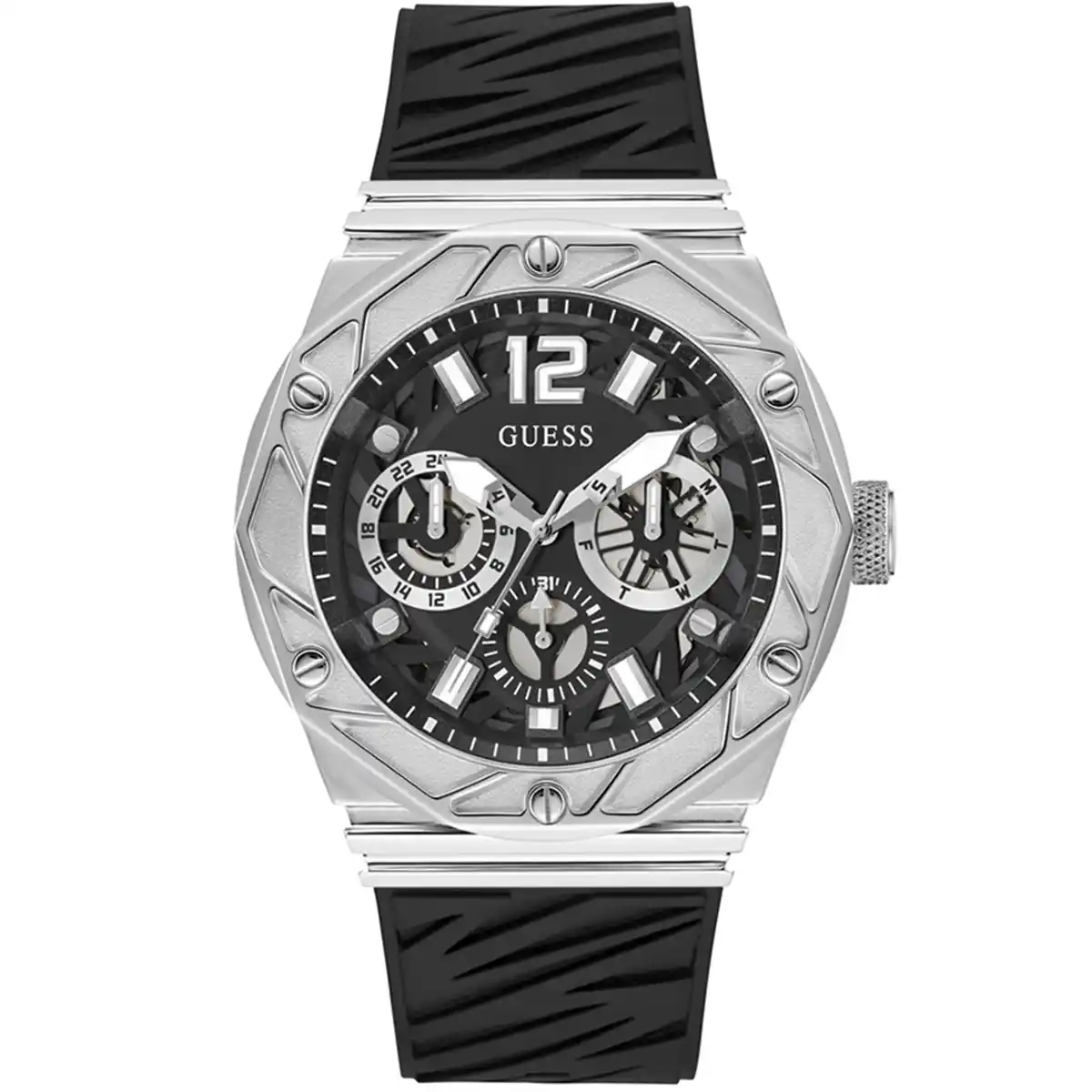 gw0634g2-orignal-guess-watch-men-full-black-dial-rubber-strap-silver-case-50meters-water-resistanse-classic-egypt