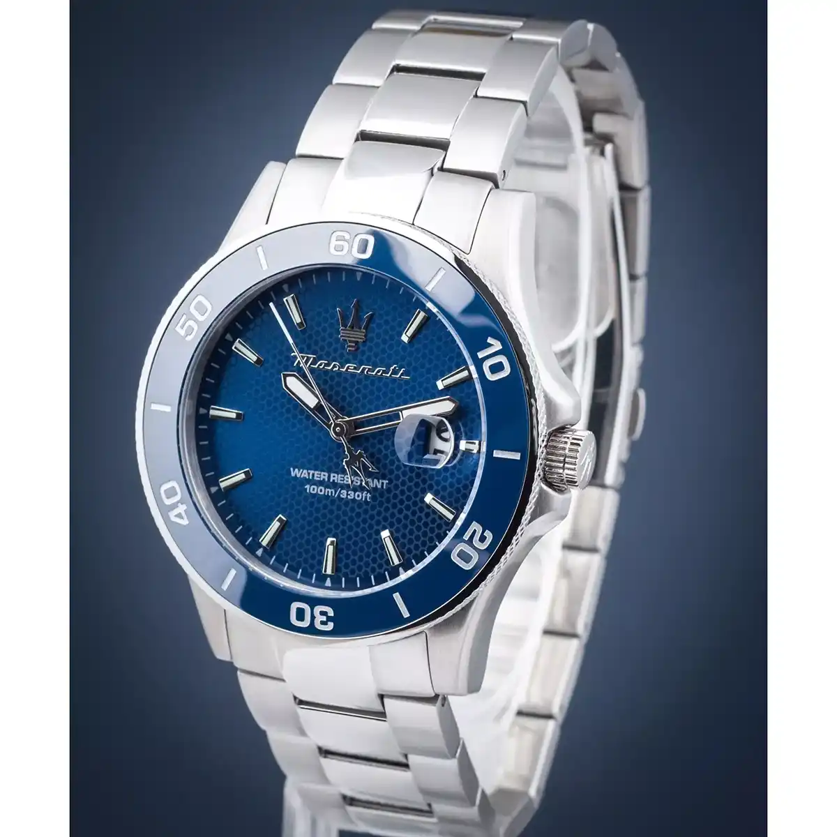 maserati r8853100036 competizione original men watch ble dial silver metal strap egypt 2