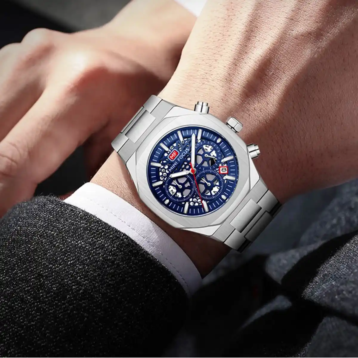 Original Mini Focus Watch For Men MF0411G.01 | catchy watches Original Mini Focus Watch For Men MF0411G.01 - الصورة 4