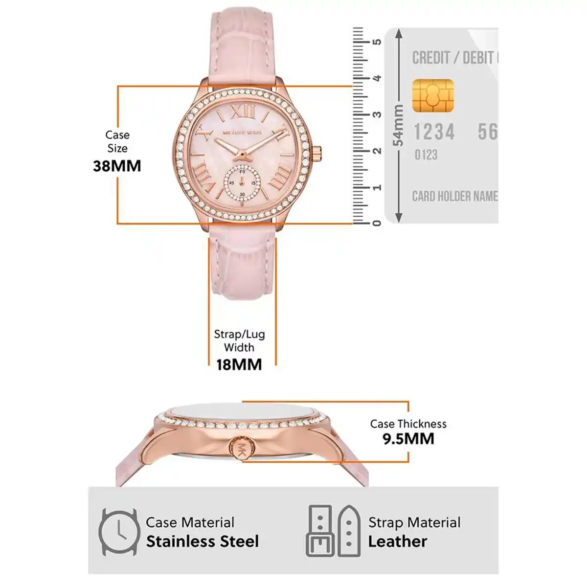 Michael Kors Women's Watch Crocodile MK4820 | catchy watches Michael Kors Women's Watch Crocodile MK4820 - Image 10