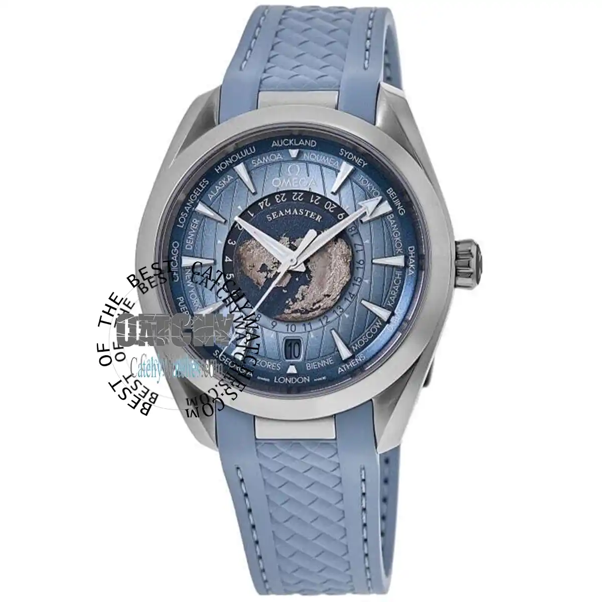 omega-aqua-terra-gmt-watch-men-automatic-men-lite-blue-dial-rubber-strap-egypt