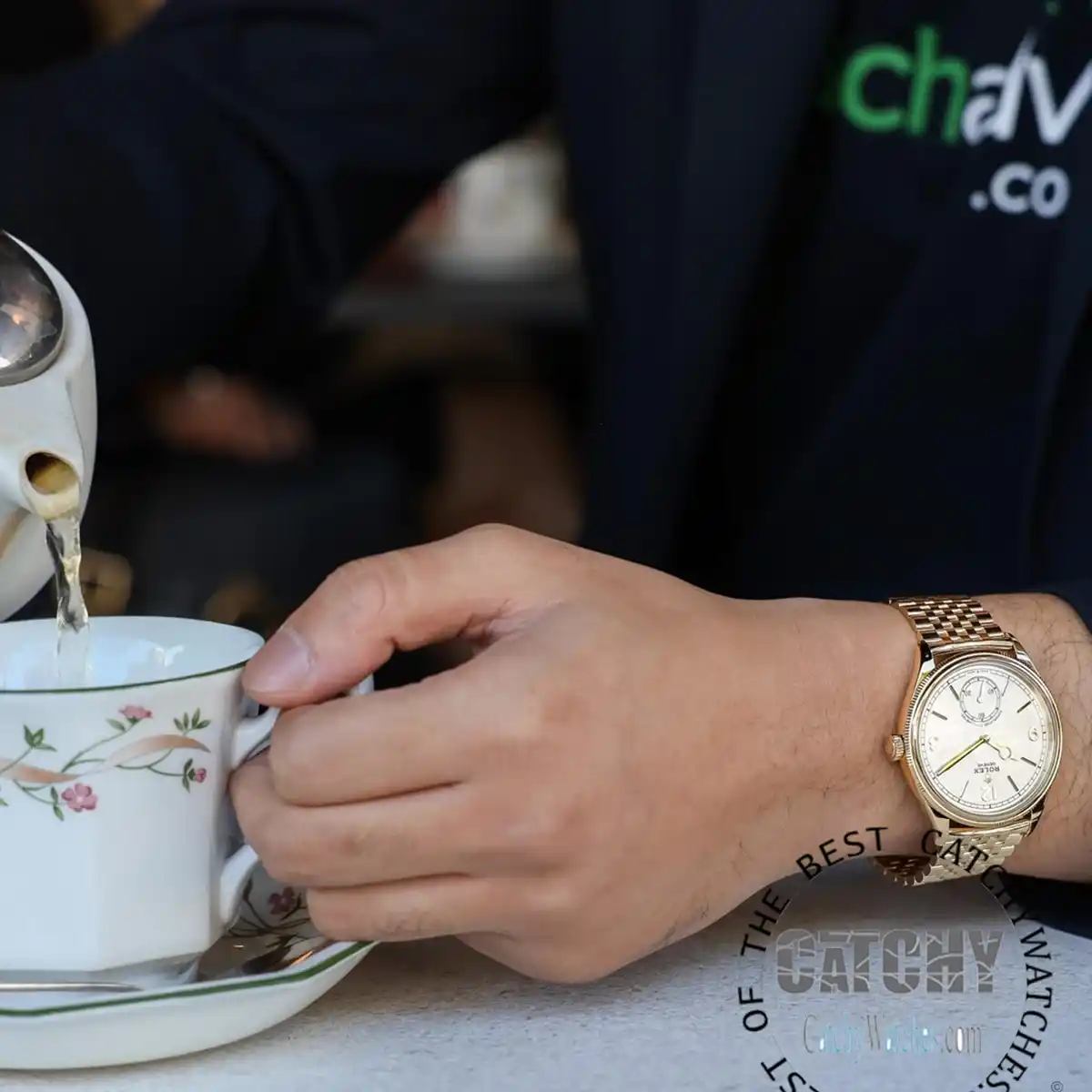 Rolex Perpetual Watch 1908 Yellow Gold Settimo - الصورة 10