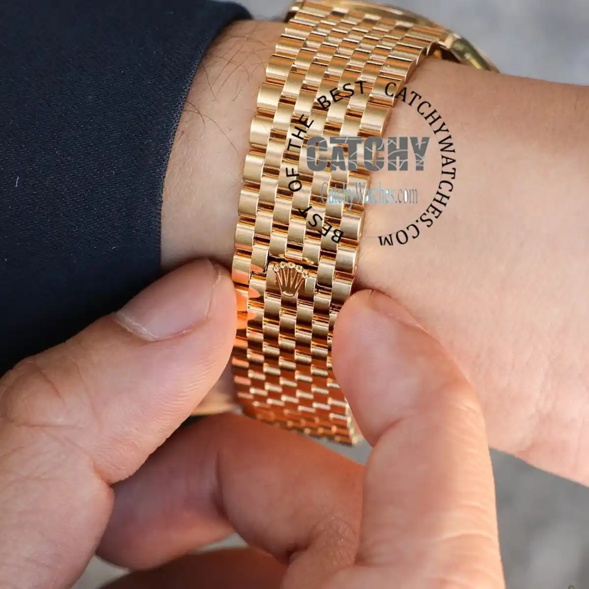 Rolex Perpetual Watch 1908 Yellow Gold Settimo - الصورة 4